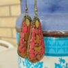 Pendientes mosaico largos - Imagen 2
