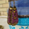 Pendientes mosaico largos