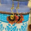 Pendientes macramé y piedras - Imagen 2